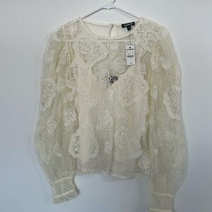 Express lace blouse
